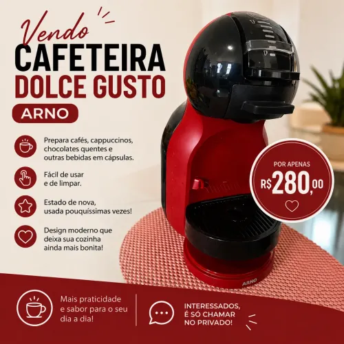 Vendo Cafeteira Dolce Gusto