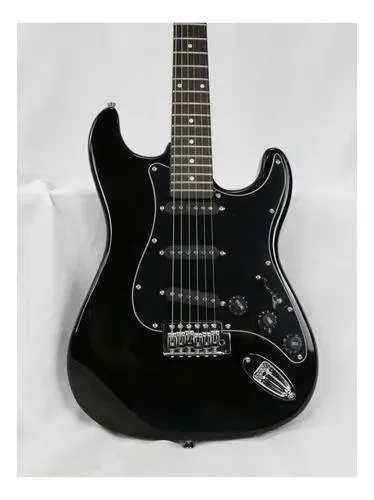 Guitarra Strato + Pedaleira Cuvave Baby + Suporte de Parede