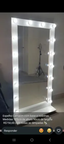 Venda Espelho camarim