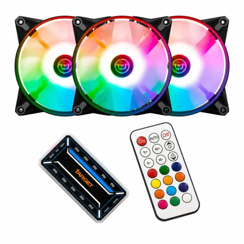 Kit Fans ARGB TGT + Controladora