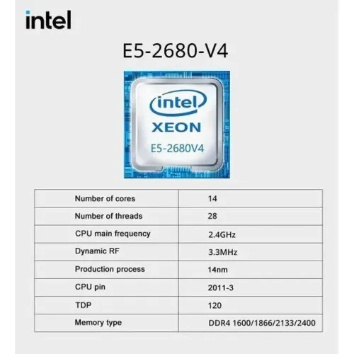 PROCESSADOR ZEON 2680 V4