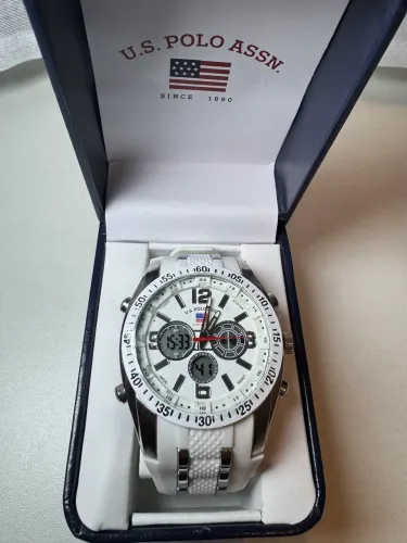 Relógio u.s polo assn. SR626SW branco 