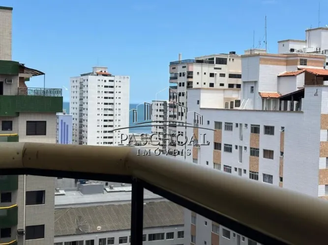1 QUARTO COM VISTA MAR TUPI PRAIA GRANDE LAZER COMPLETO