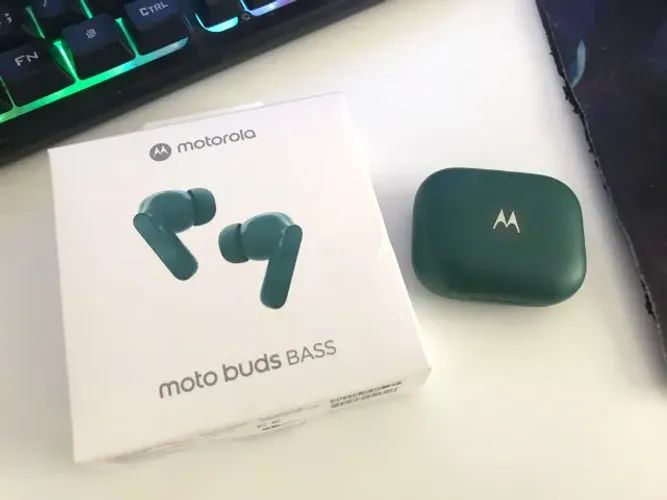 Motorola Moto Buds Bass tws bluetooh sem fio cancelamento ruído anc 43h bateria