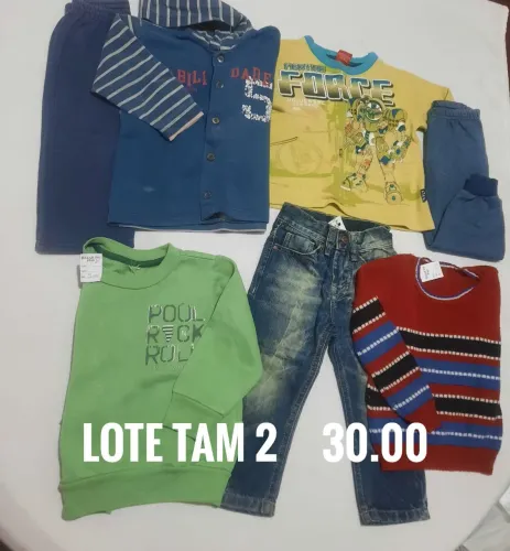 Roupas tam 2 lote