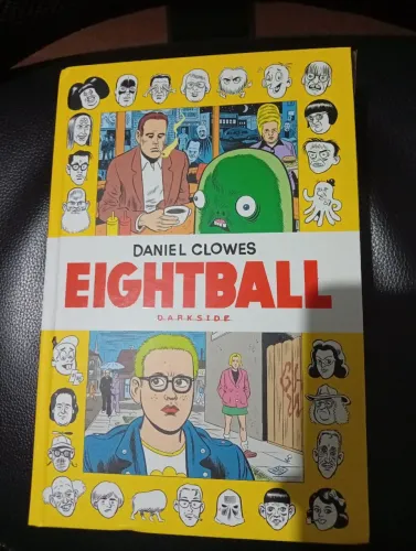 EIGHTBALL - Daniel Crowes - Darkside, com bookplate e marca texto