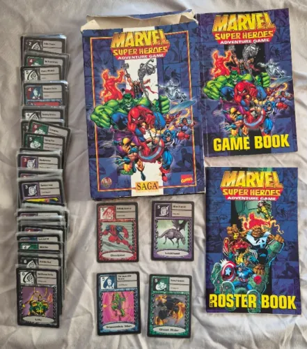 Marvel Super Heroes Adventure game rpg + expansões