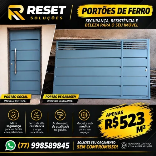 Portões de ferro