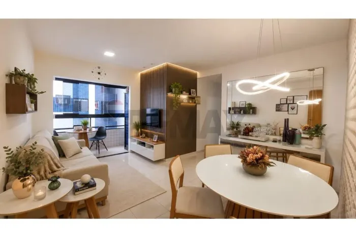 Apartamento na Encruzilhada 63m², 2 quartos com closet, 2 banheiro, 1 vaga coberta,, lazer