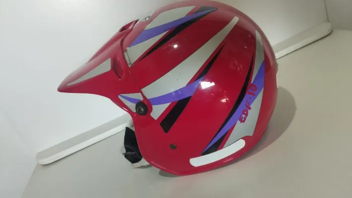 Capacete Vintage EBF Aberto Raro R$:200 Reais