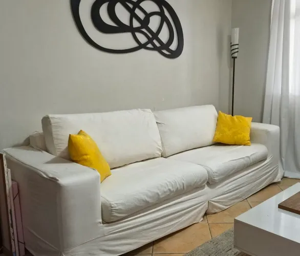 Sofá 4 lugares branco