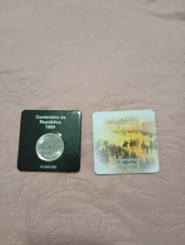 Moedas comemorativa antiga. 