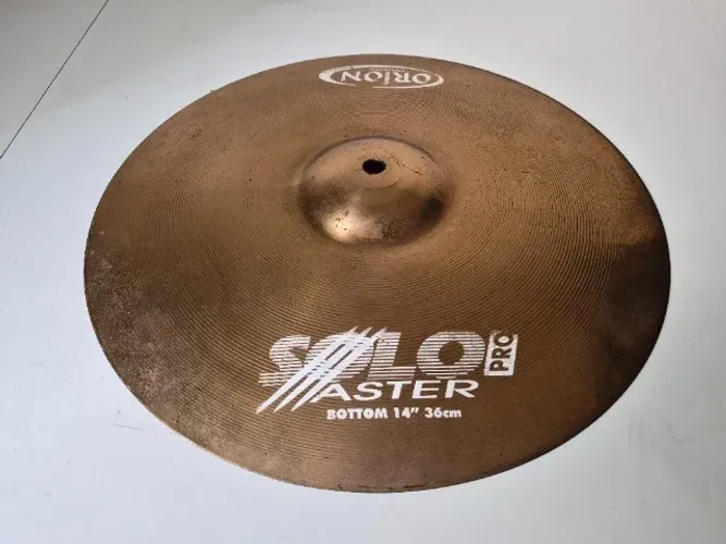 PAR PRATOS HI HAT ORION SOLO PRO MASTER de BRONZE 14''