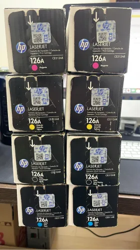 Lote toner originais HP 126a