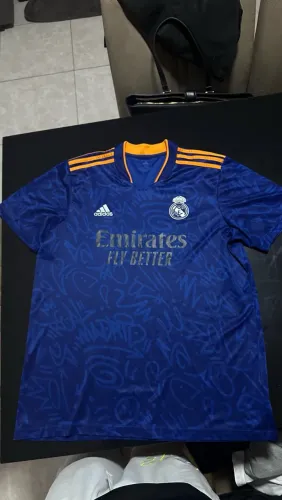 camisa real madrid original azul 22/23