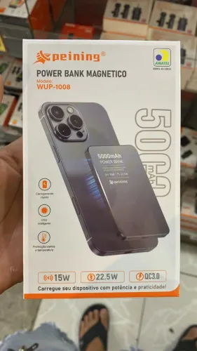 Power bank magnético 5000mAh peining WUP-1008