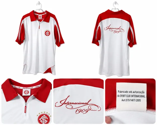 Camisa Polo Retrô Internacional Original Licenciada - Vintage 2005