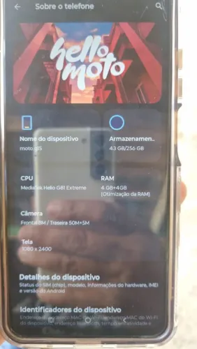 Motog 15 256 gigas