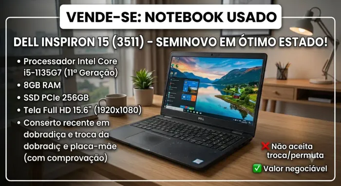 Vende-se notebook Dell