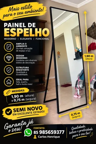 Painel de Espelho Grande