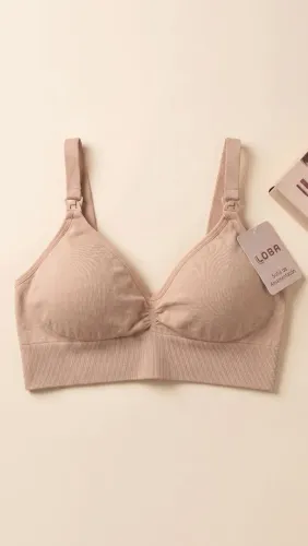2 Sutiãs De Amamentação Loba Lupo Sem Costura Lingerie Novo duas unidades
