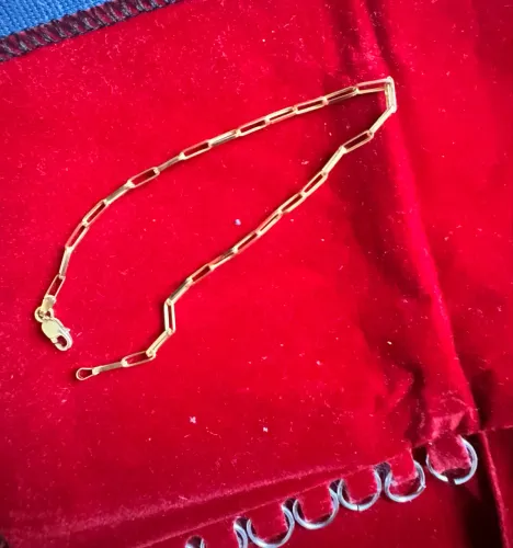 Pulseira Masculina ouro 18 quilates