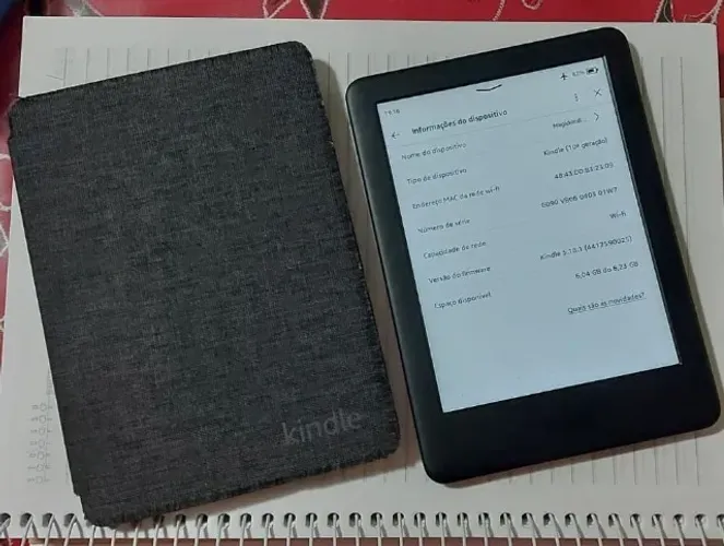 Kindle 10 Geração cm película + capa original