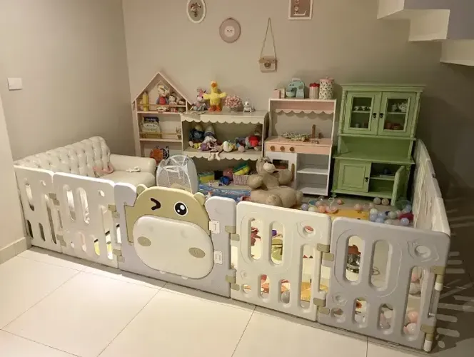 Cercadinho Bebê Infantil Maho Importado Resistente Hipopótamo - Seminovo