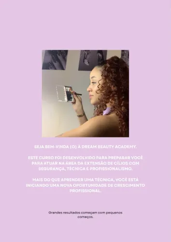 Curso de extensão de cílios