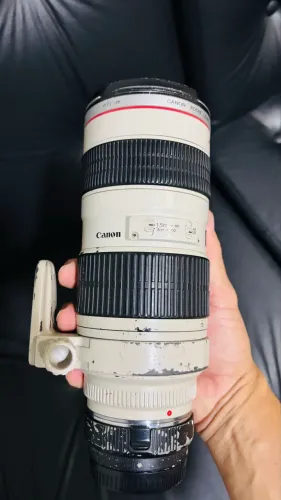 Lente 70/200 Cânon com adaptador para Sony