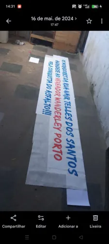 Faixas Pintada a Mão