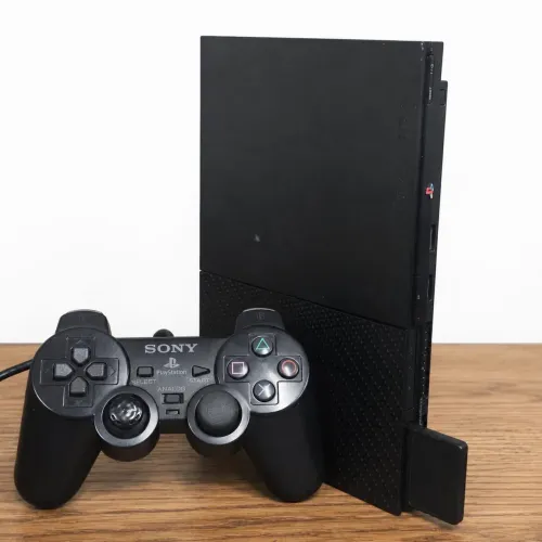 PlayStation 2 Slim Original + Controle Original | Funcionando