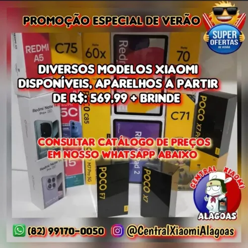 XIAOMI POCO X7 PRO 5G, REDMI NOTE 14 PRO 5G E DIVERSOS MODELOS 