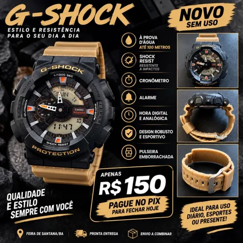 RELÓGIO G-SHOCK MASCULINO - LINHA PREMIUM | NOVO
