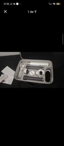 Escova Secadora Gokoco 5 em 1 Profissional 1400W Cabelo na cor Branco 220V