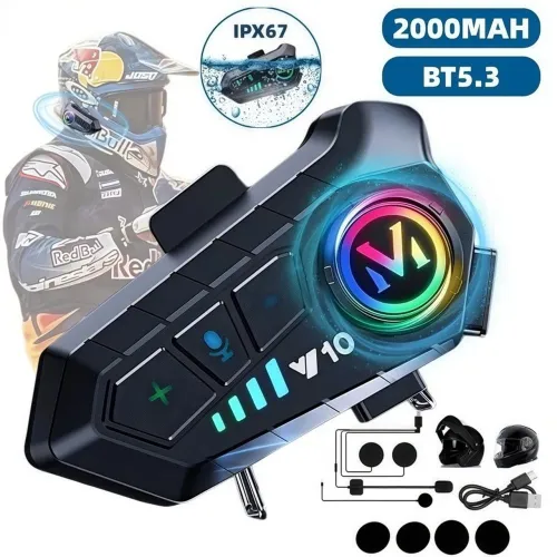 Fone p/ Capacete C/ Microfone