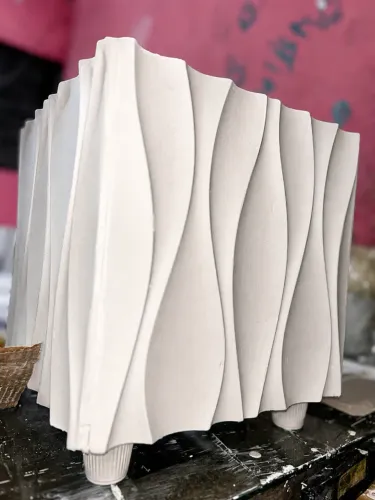 Vaso de gesso