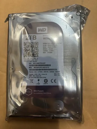 HD Western Digital (WD) Purple de 2 TB