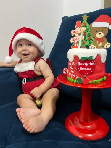 Romper Natal papai Noel
