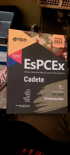 Livro Cadete EsPCEx Militar
