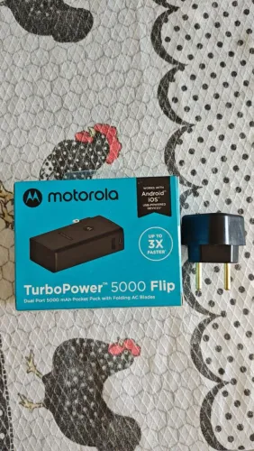 Power bank portátil Motorola tipo C original 5.000mah no Itaim Paulista ou Ferraz em SP