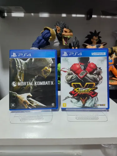 Street fighter 5 midia fusica original e mortal kombat X midia fisica original 
