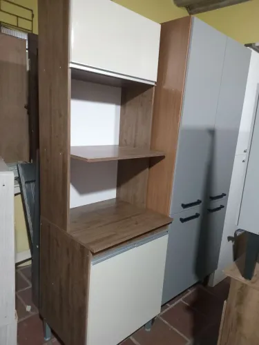 Armário duplo de forno e micro,novo. ( Entrego).