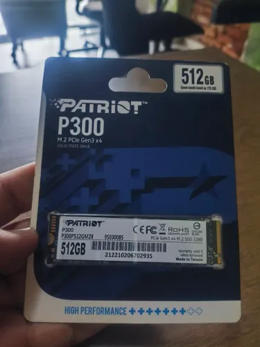 SSD nvme Patriot P300 512gb gen3