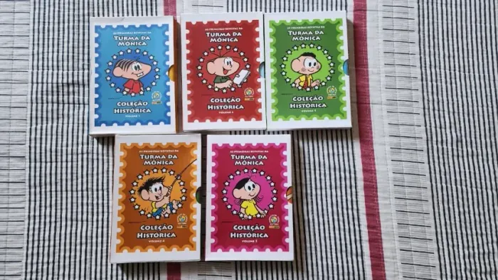 Coleção Histórica - As Primeiras Revistas da Turma da Mônica Vols. 1 a 5 (box completo)