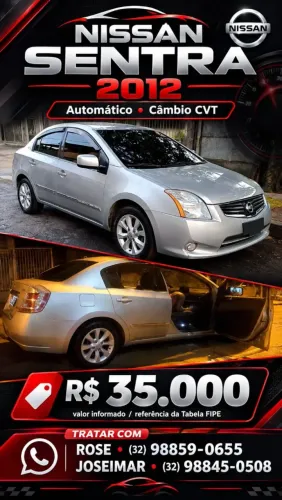 Nissan Sentra SR 2.0 Flex Fuel 16V Aut. 2012