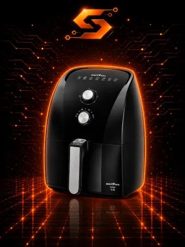 3x sem juros - Fritadeira Air Fryer Britânia 5,5L 1500W 127V