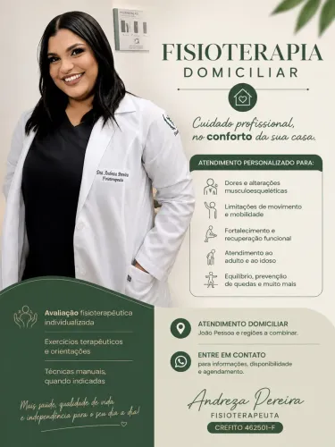 Fisioterapia domiciliar em João Pessoa | Atendimento em casa