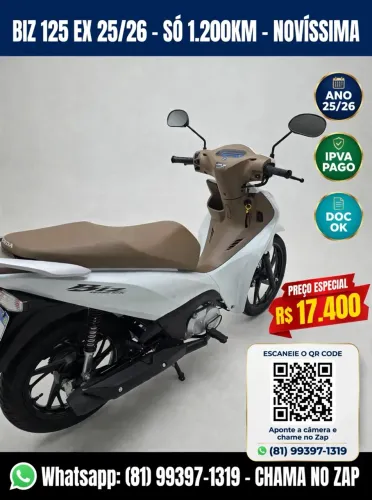 Honda Biz EX 125 2025/2026 