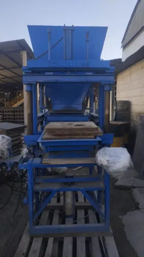 Máquina de fazer blocos de concreto, cimento 